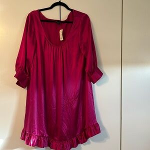 Cynthia Rowley Dress Large Fuchsia